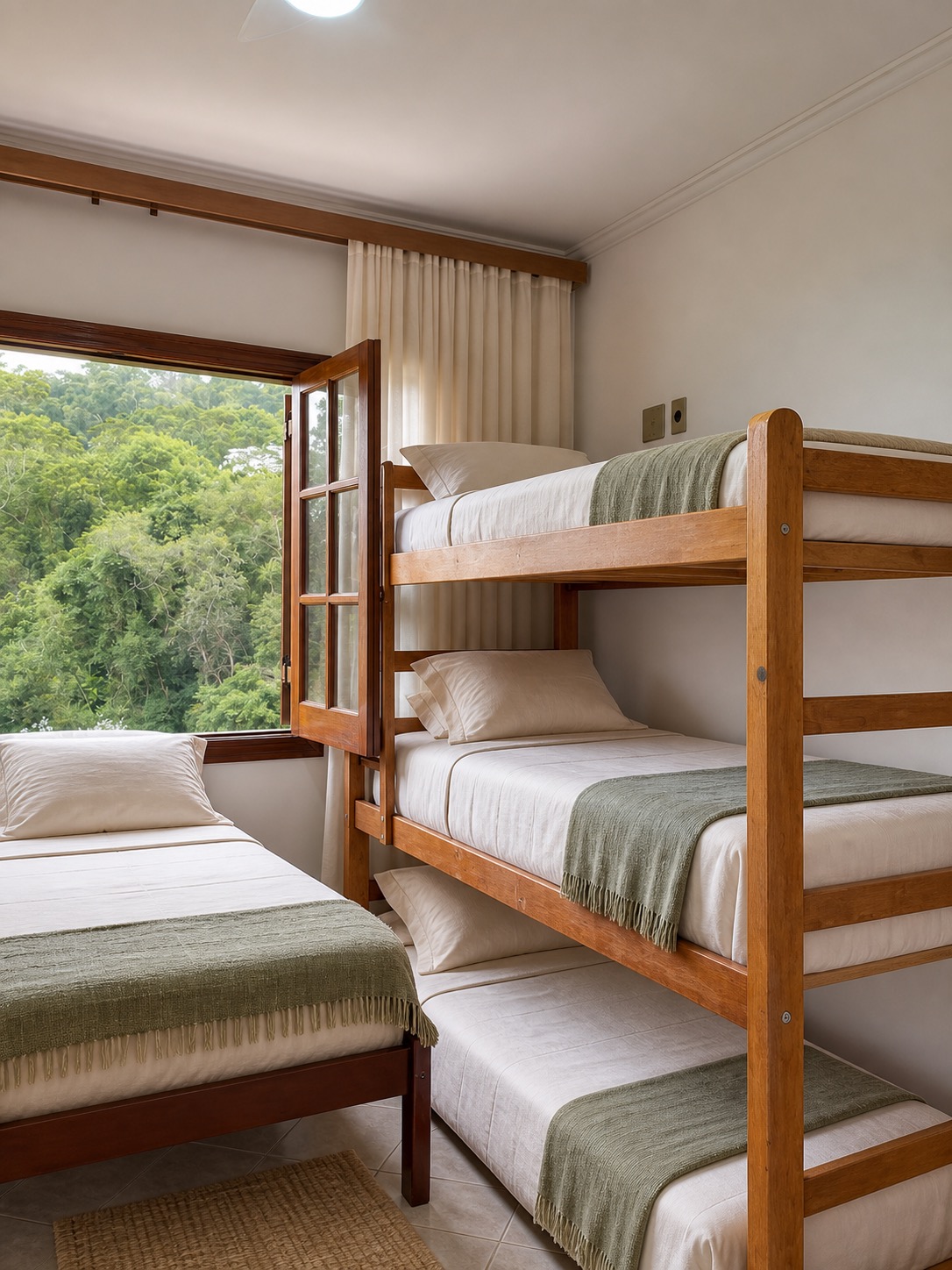 Suíte 1 Flexível: treliche e cama de solteiro